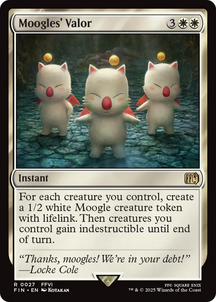 Moogles' Valor [FINAL FANTASY] | Boutique FDB TCG