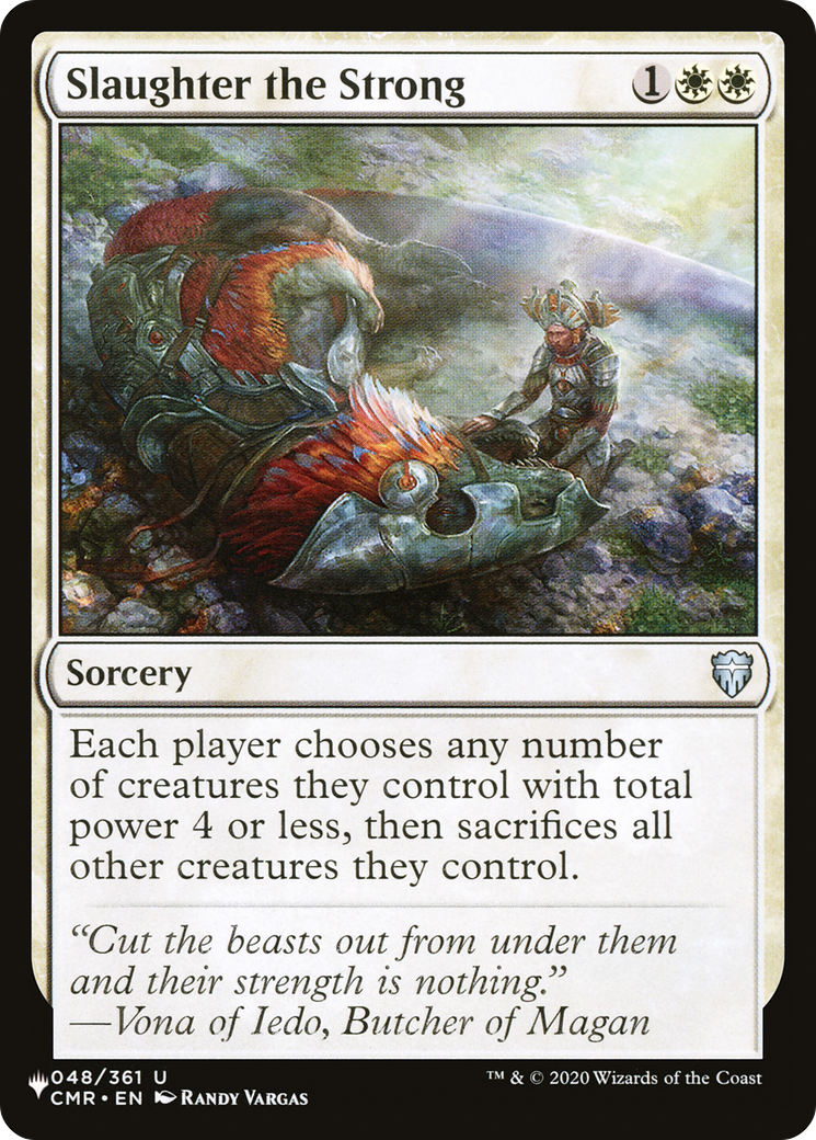 Slaughter the Strong [The List Reprints] | Boutique FDB TCG