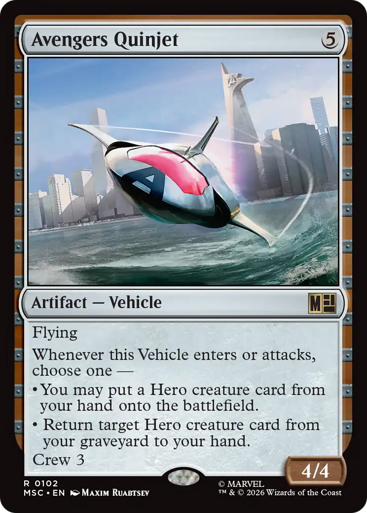 Avengers Quinjet [Marvel Super Heroes Commander] | Boutique FDB TCG