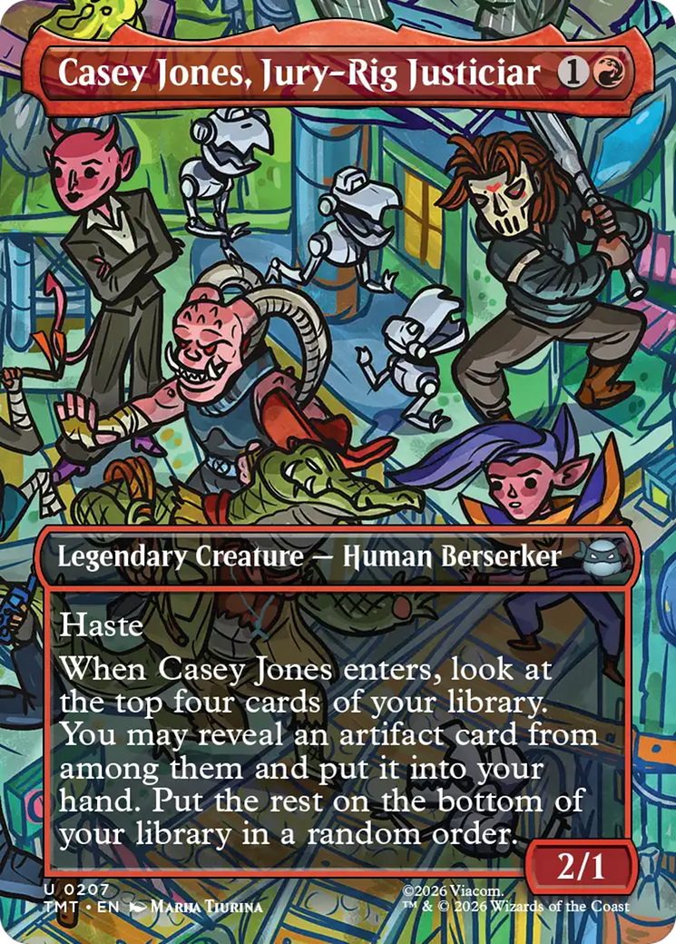 Casey Jones, Jury-Rig Justiciar (Borderless) [Teenage Mutant Ninja Turtles] | Boutique FDB TCG