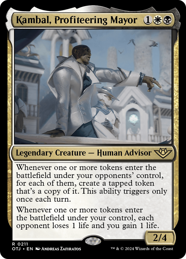 Kambal, Profiteering Mayor [Outlaws of Thunder Junction] | Boutique FDB TCG