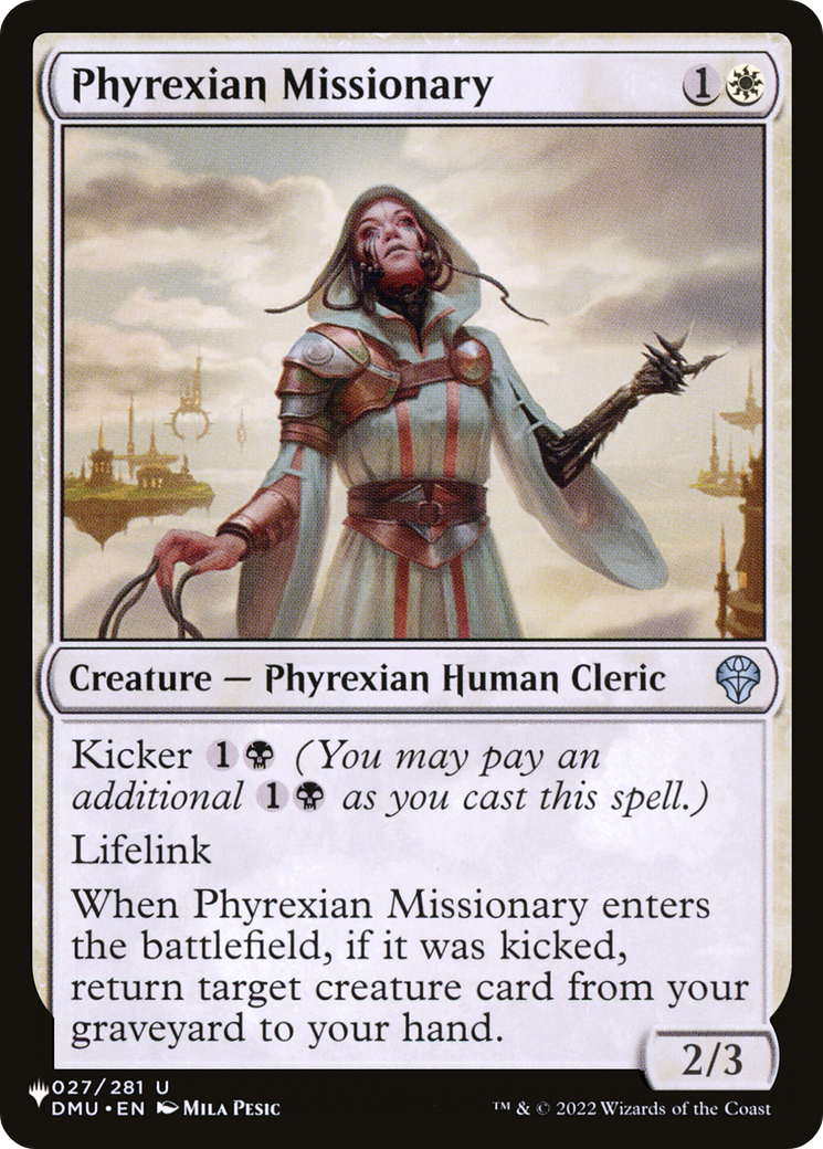 Phyrexian Missionary [The List Reprints] | Boutique FDB TCG