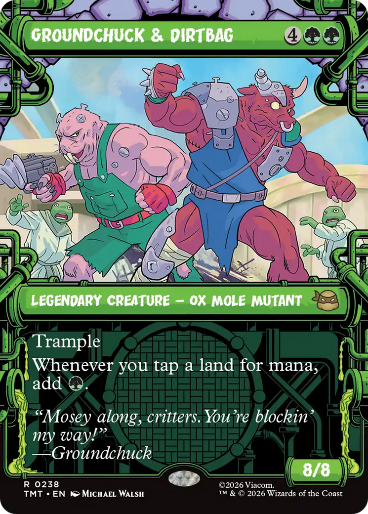 Groundchuck & Dirtbag (Showcase) [Teenage Mutant Ninja Turtles] | Boutique FDB TCG