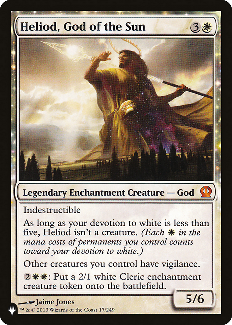 Heliod, God of the Sun [The List] | Boutique FDB TCG