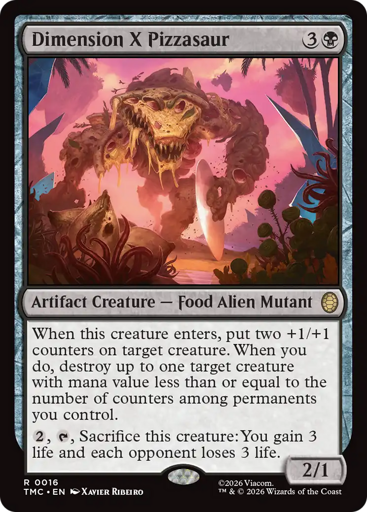 Dimension X Pizzasaur [Teenage Mutant Ninja Turtles Commander] | Boutique FDB TCG