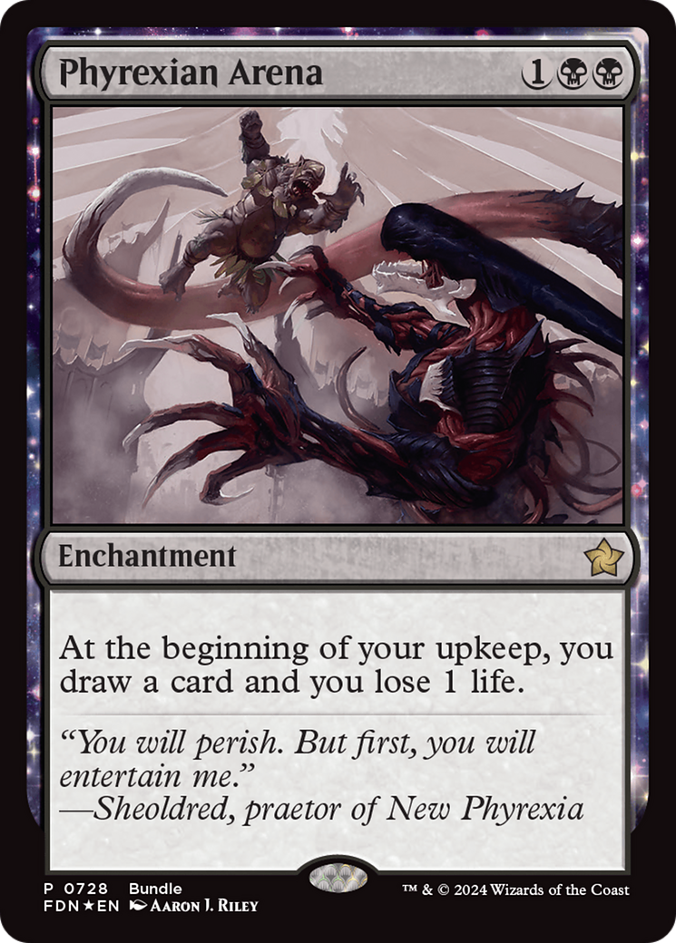 Phyrexian Arena (Bundle) [Foundations Promos] | Boutique FDB TCG
