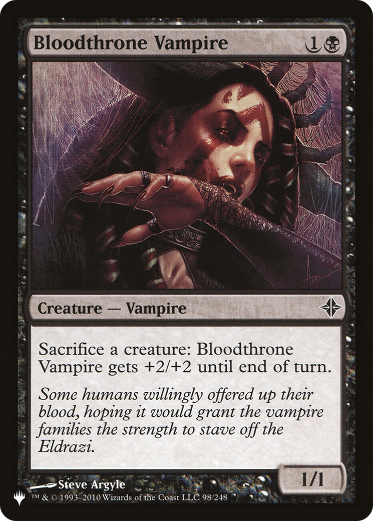 Bloodthrone Vampire [The List Reprints] | Boutique FDB TCG