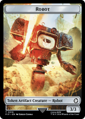 Radiation // Robot Double-Sided Token [Fallout Tokens] | Boutique FDB TCG