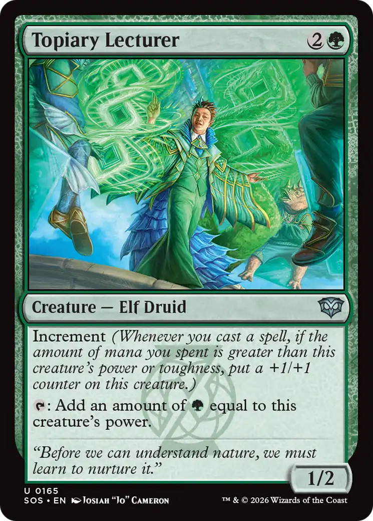 Topiary Lecturer [Secrets of Strixhaven] | Boutique FDB TCG
