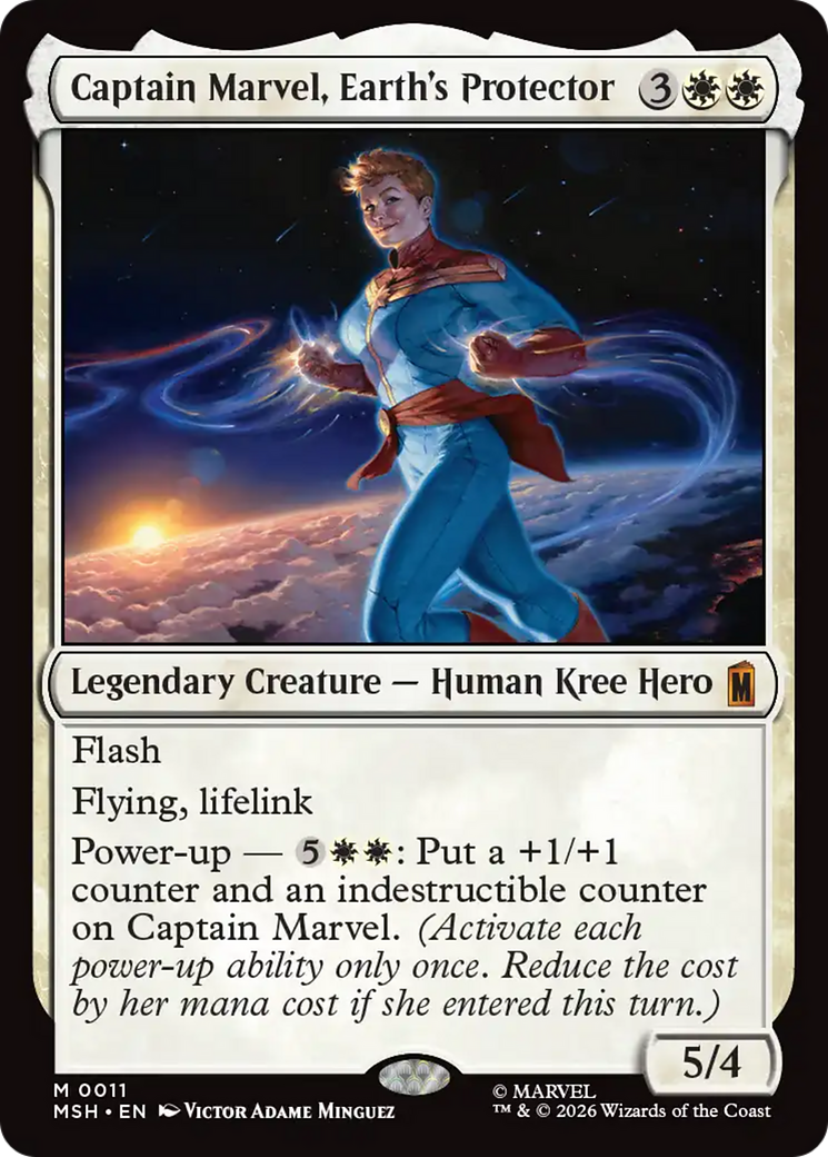 Captain Marvel, Earth's Protector [Marvel Super Heroes] | Boutique FDB TCG