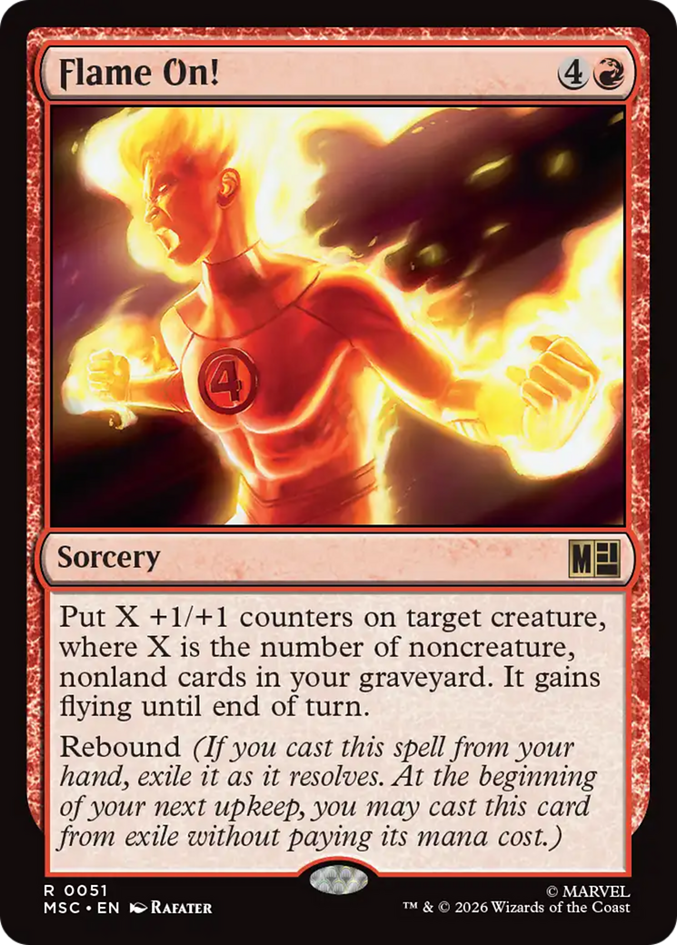 Flame On! [Marvel Super Heroes Commander] | Boutique FDB TCG