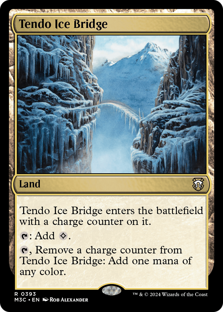 Tendo Ice Bridge (Ripple Foil) [Modern Horizons 3 Commander] | Boutique FDB TCG