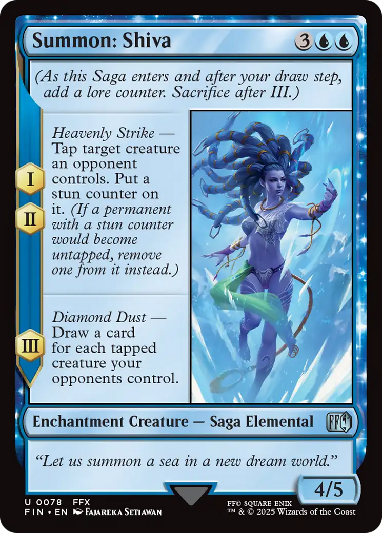 Summon: Shiva [FINAL FANTASY] | Boutique FDB TCG
