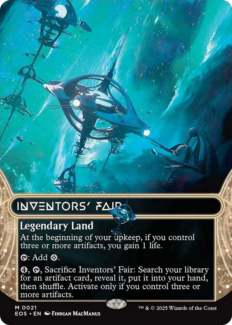 Inventors' Fair (0021) (Borderless) [Edge of Eternities: Stellar Sights] | Boutique FDB TCG