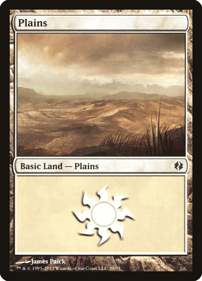 Plains (39) [Duel Decks: Venser vs. Koth] | Boutique FDB TCG