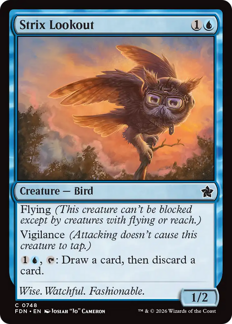 Strix Lookout (0748) [Foundations] | Boutique FDB TCG