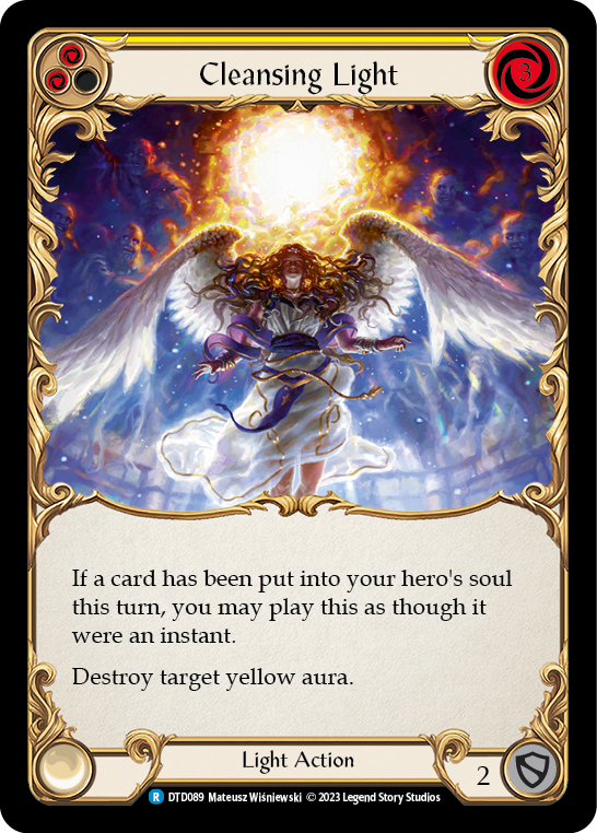 Cleansing Light (Yellow) [DTD089] (Dusk Till Dawn)  Rainbow Foil | Boutique FDB TCG