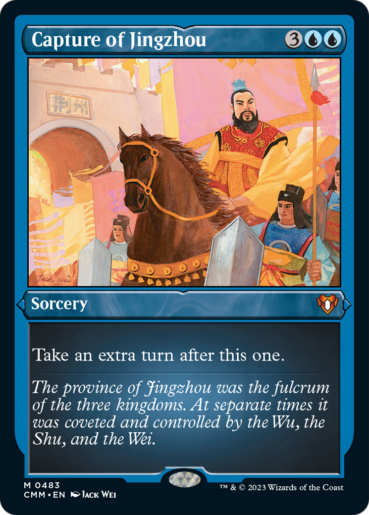 Capture of Jingzhou (Foil Etched) [Commander Masters] | Boutique FDB TCG