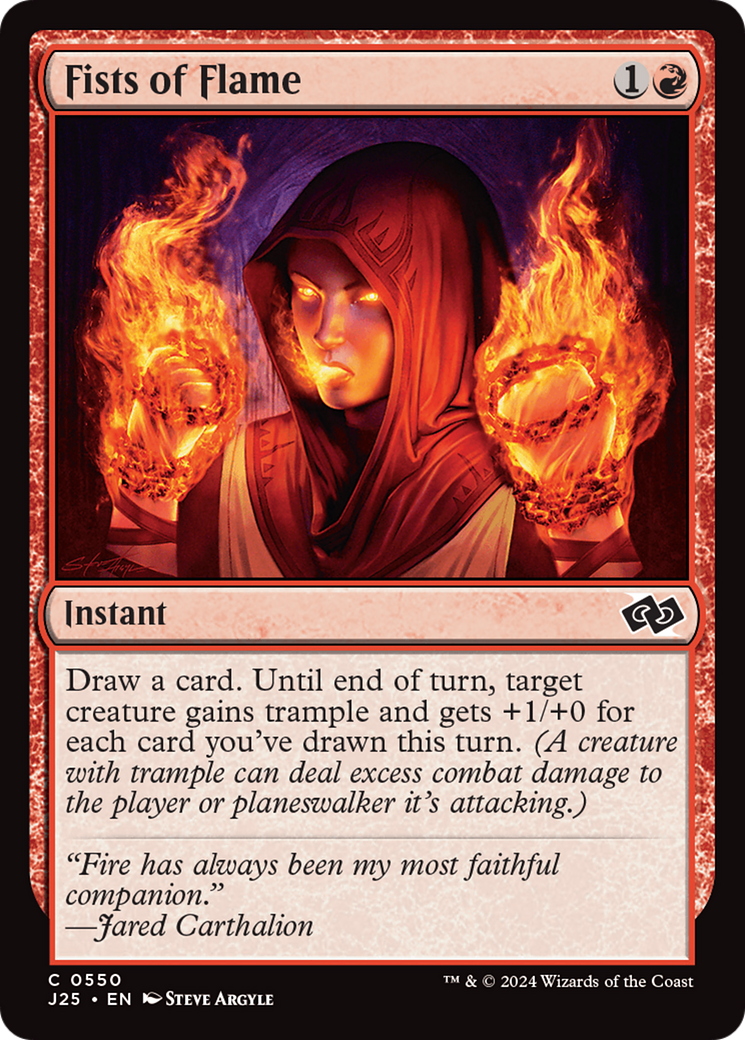 Fists of Flame [Foundations Jumpstart] | Boutique FDB TCG