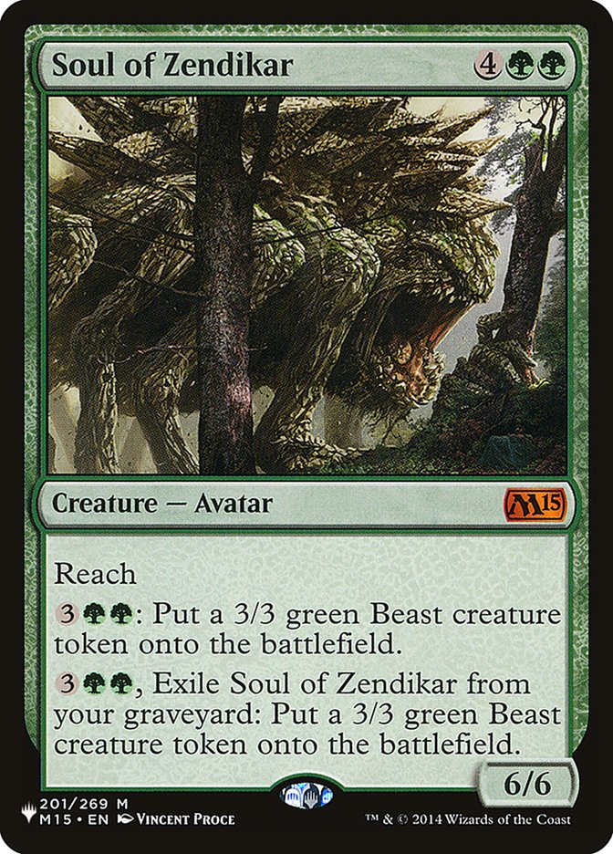 Soul of Zendikar [The List] | Boutique FDB TCG