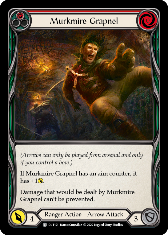 Murkmire Grapnel (Red) [OUT121] (Outsiders) | Boutique FDB TCG