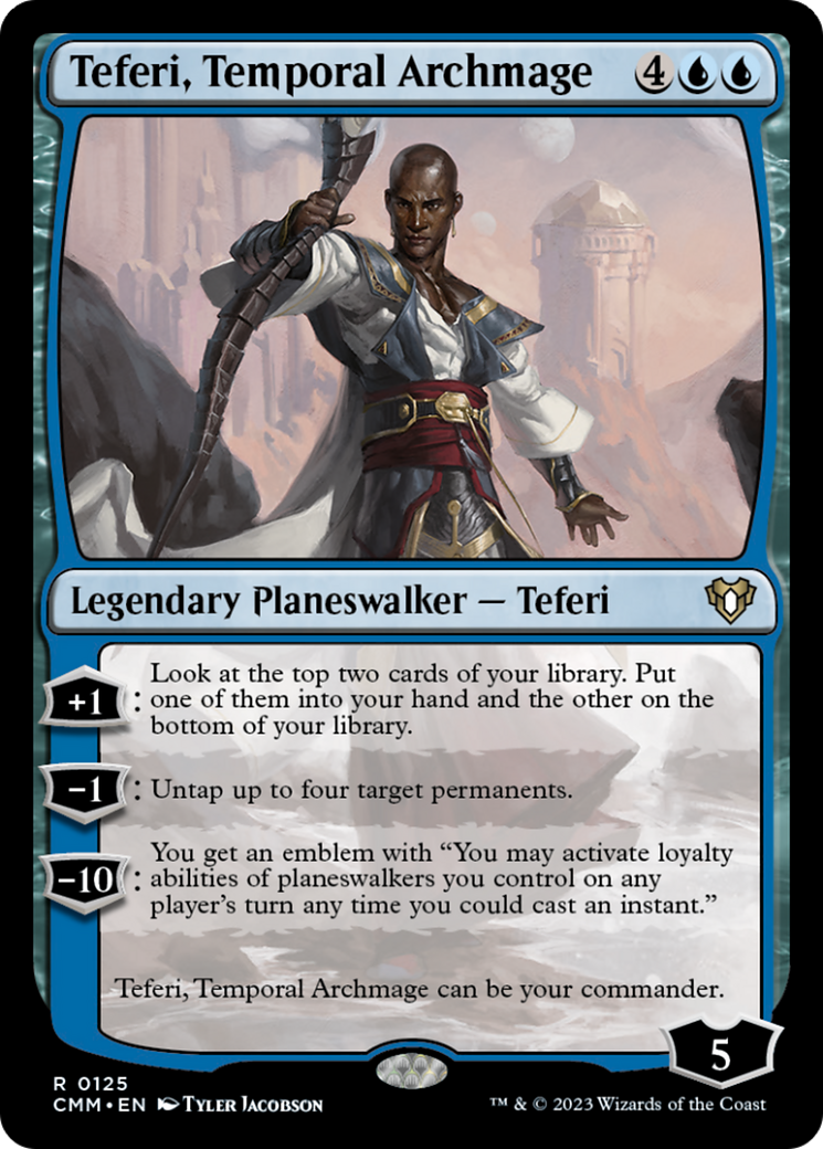 Teferi, Temporal Archmage [Commander Masters] | Boutique FDB TCG