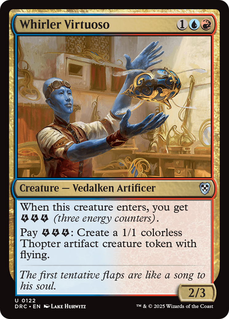 Whirler Virtuoso [Aetherdrift Commander] | Boutique FDB TCG