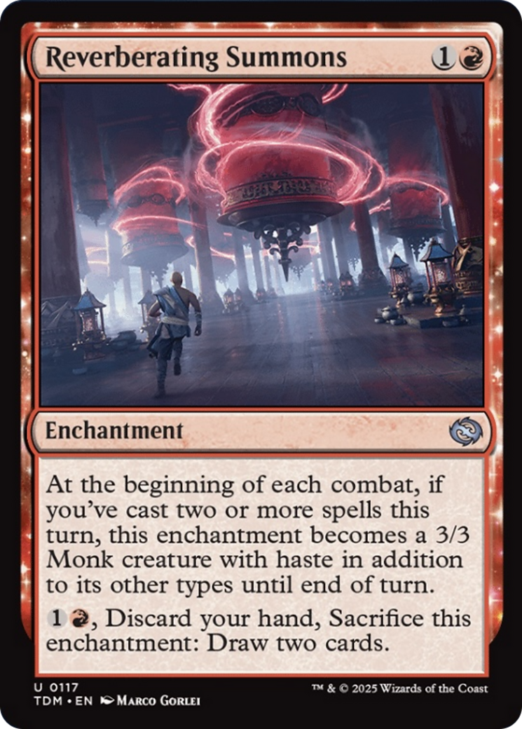 Reverberating Summons [Tarkir: Dragonstorm] | Boutique FDB TCG