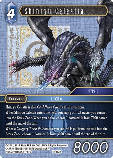 Shinryu Celestia [Crystal Dominion] | Boutique FDB TCG