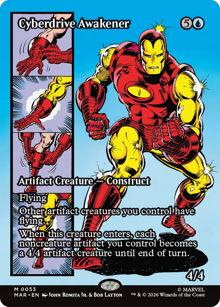 Cyberdrive Awakener (Borderless) [Marvel Universe: Eternal-Legal] | Boutique FDB TCG