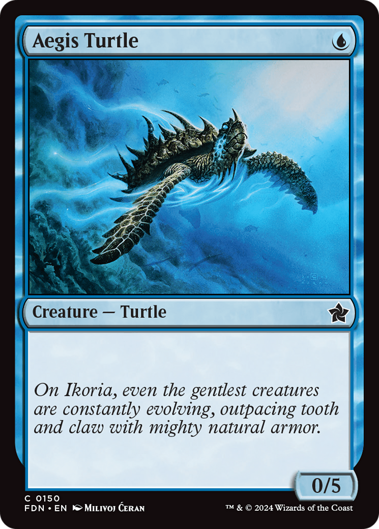 Aegis Turtle [Foundations] | Boutique FDB TCG