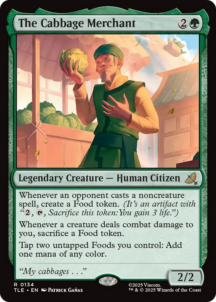 The Cabbage Merchant [Avatar: The Last Airbender: Eternal-Legal] | Boutique FDB TCG