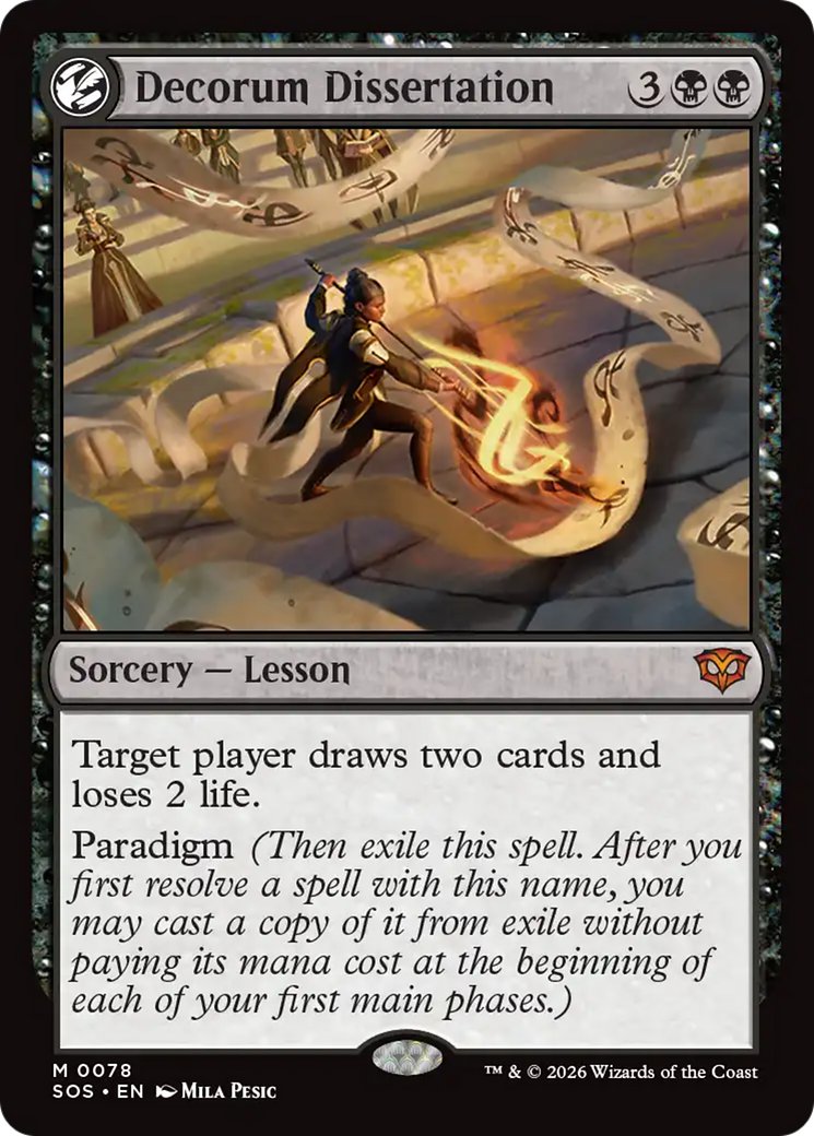 Decorum Dissertation [Secrets of Strixhaven] | Boutique FDB TCG