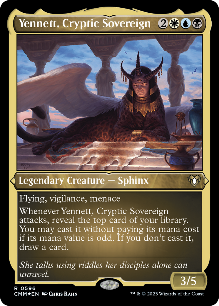 Yennett, Cryptic Sovereign (Foil Etched) [Commander Masters] | Boutique FDB TCG