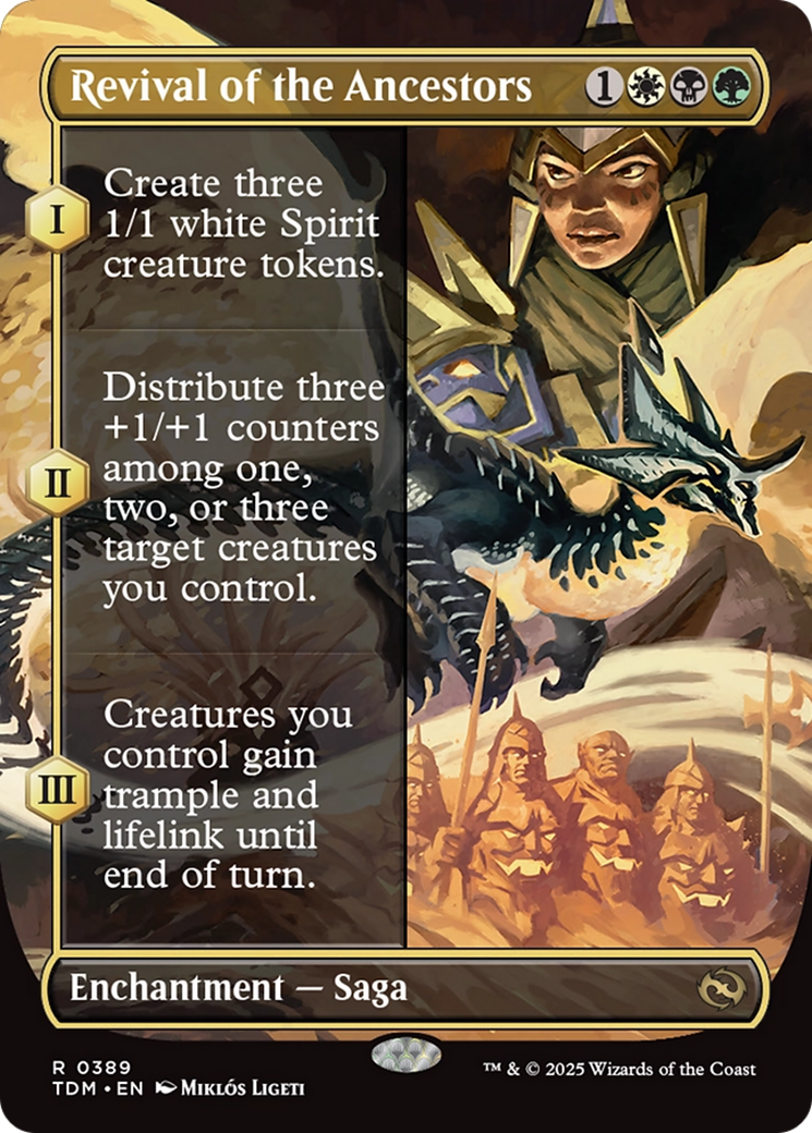 Revival of the Ancestors (Borderless) [Tarkir: Dragonstorm] | Boutique FDB TCG