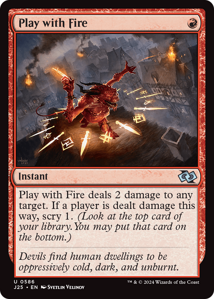 Play with Fire [Foundations Jumpstart] | Boutique FDB TCG