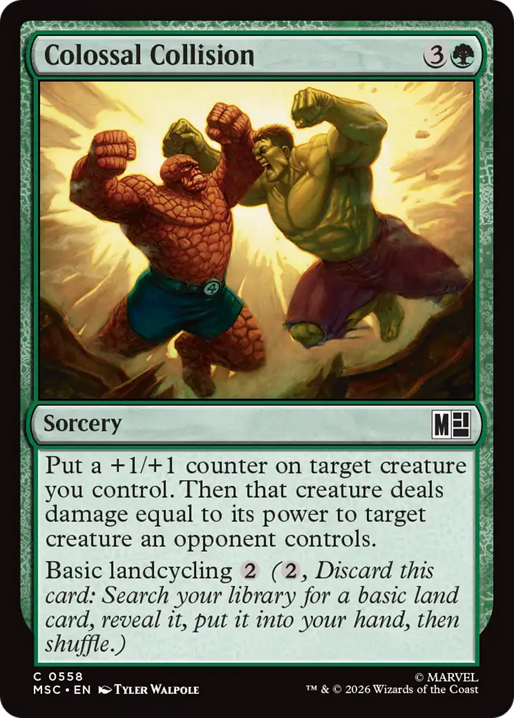 Colossal Collision [Marvel Super Heroes Commander] | Boutique FDB TCG