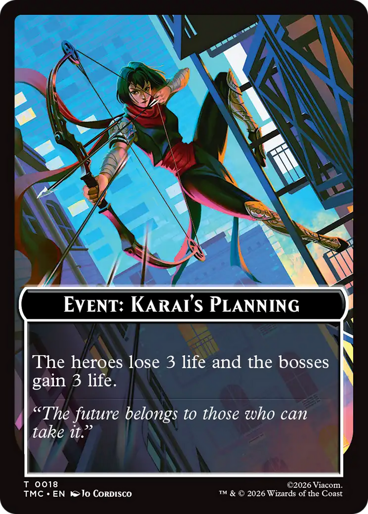 Event: Karai's Planning [Teenage Mutant Ninja Turtles Commander Tokens] | Boutique FDB TCG