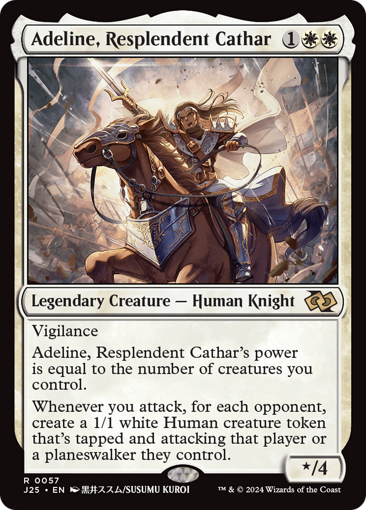 Adeline, Resplendent Cathar (Anime) [Foundations Jumpstart] | Boutique FDB TCG