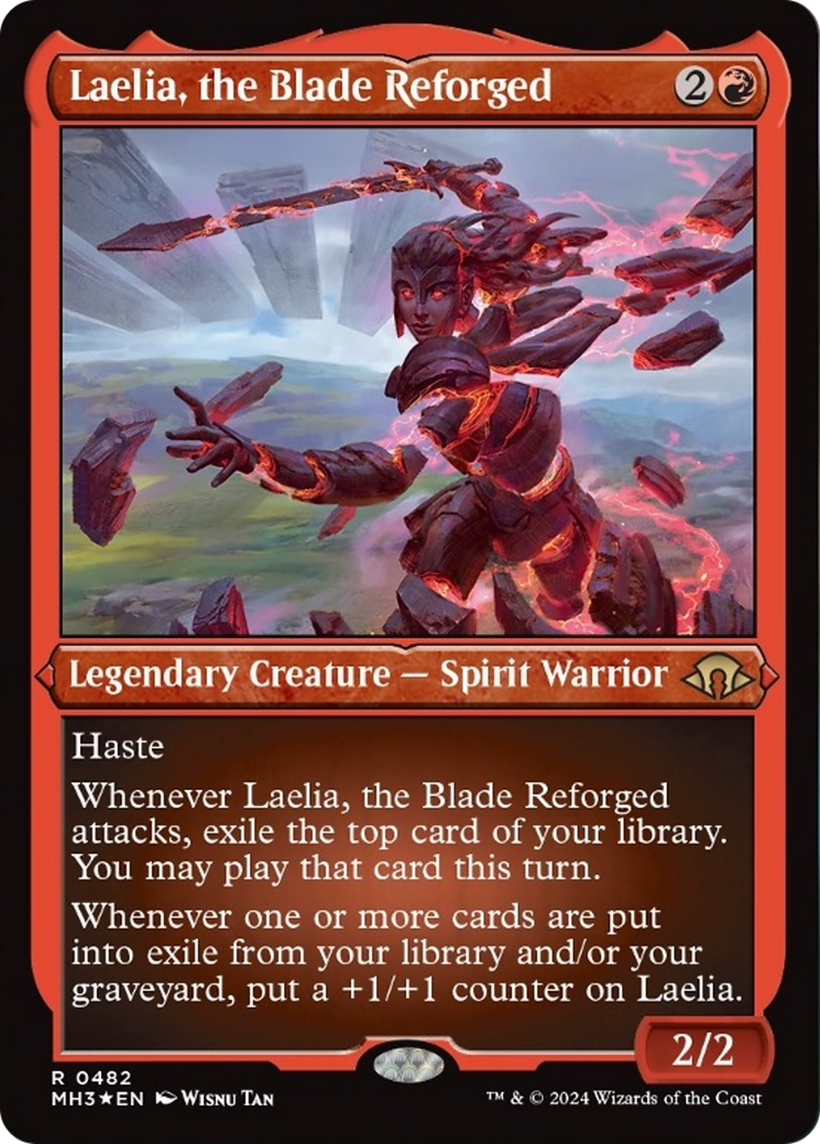 Laelia, the Blade Reforged (Foil Etched) [Modern Horizons 3] | Boutique FDB TCG