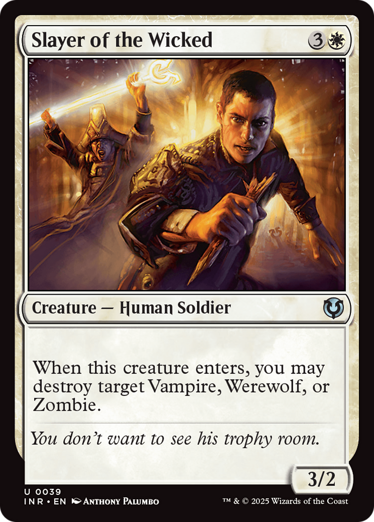 Slayer of the Wicked [Innistrad Remastered] | Boutique FDB TCG