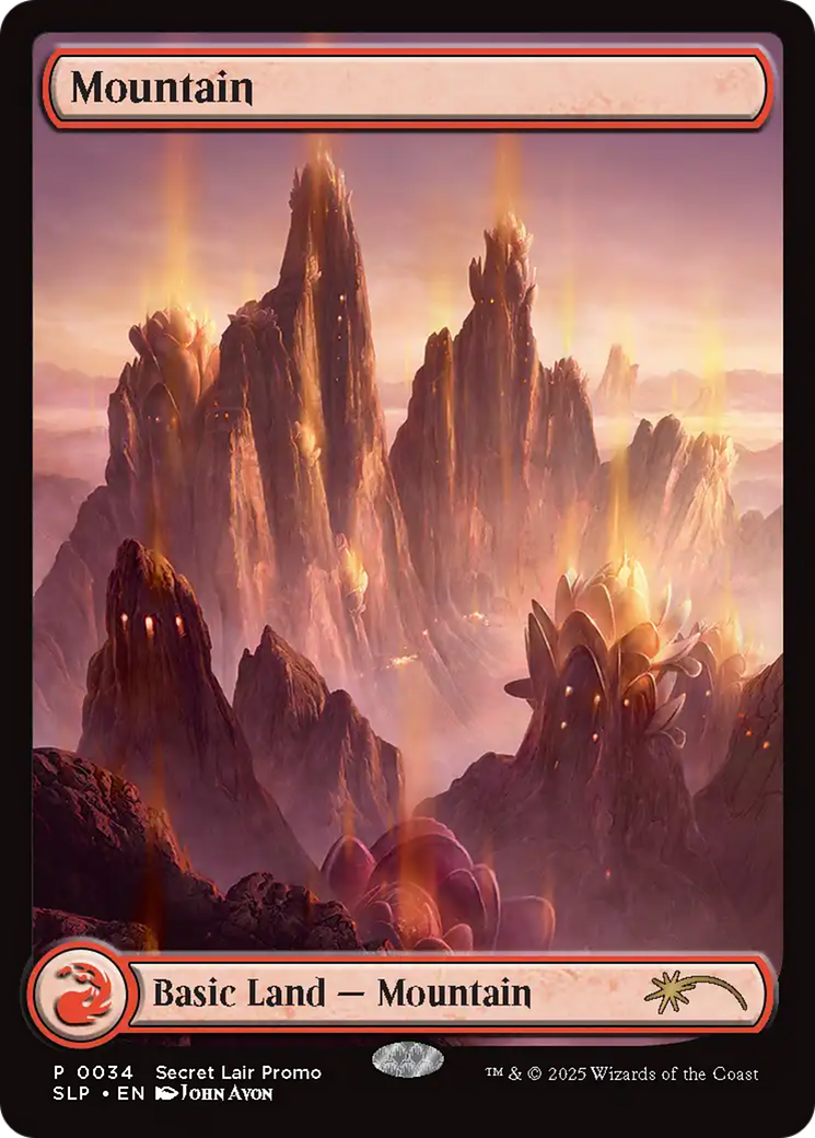 Mountain (0034) [Secret Lair Showdown] | Boutique FDB TCG
