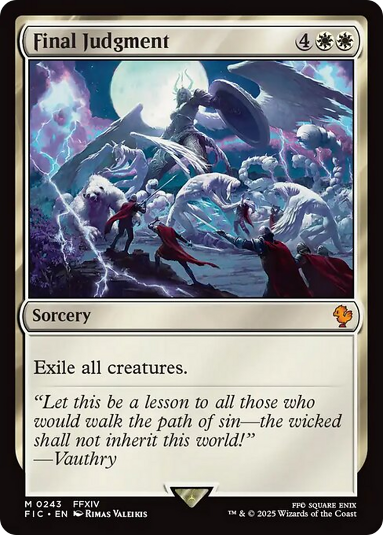 Final Judgment [FINAL FANTASY Commander] | Boutique FDB TCG
