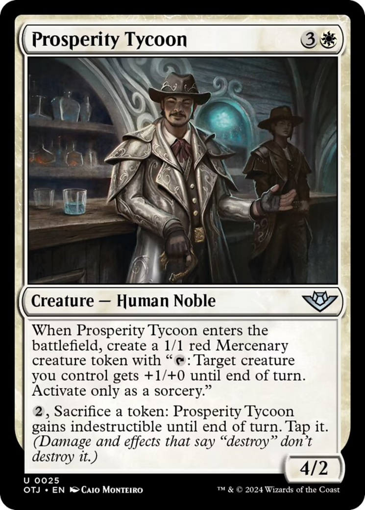 Prosperity Tycoon [Outlaws of Thunder Junction] | Boutique FDB TCG