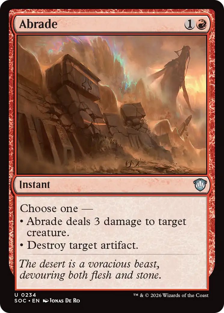 Abrade [Secrets of Strixhaven Commander] | Boutique FDB TCG