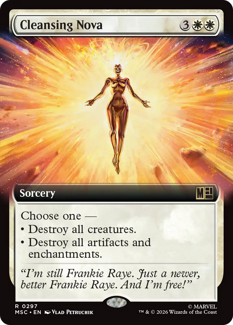 Cleansing Nova (Extended Art) [Marvel Super Heroes Commander] | Boutique FDB TCG