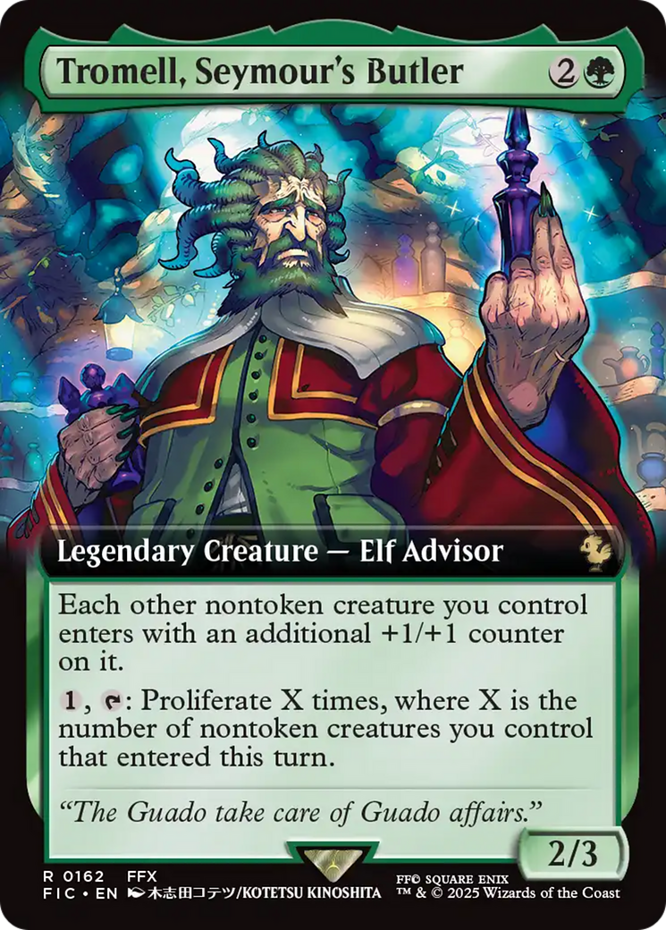 Tromell, Seymour's Butler (Extended Art) [FINAL FANTASY Commander] | Boutique FDB TCG