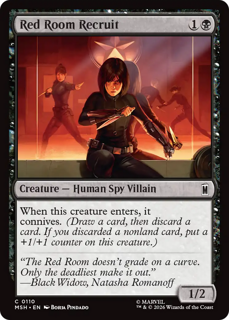 Red Room Recruit [Marvel Super Heroes] | Boutique FDB TCG