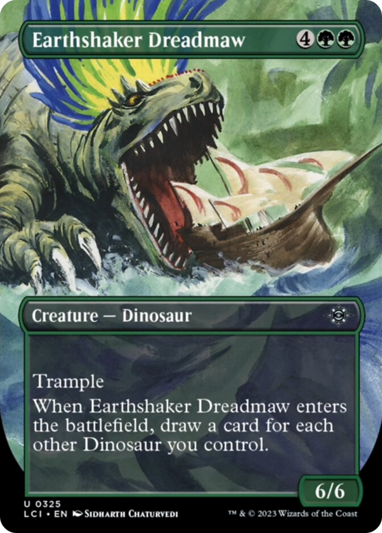 Earthshaker Dreadmaw (Borderless) [The Lost Caverns of Ixalan] | Boutique FDB TCG