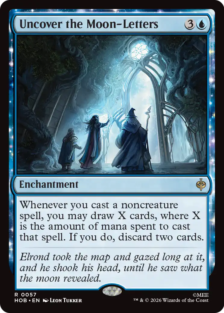 Uncover the Moon-Letters [The Hobbit] | Boutique FDB TCG